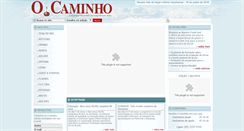 Desktop Screenshot of jornalocaminho.com.br
